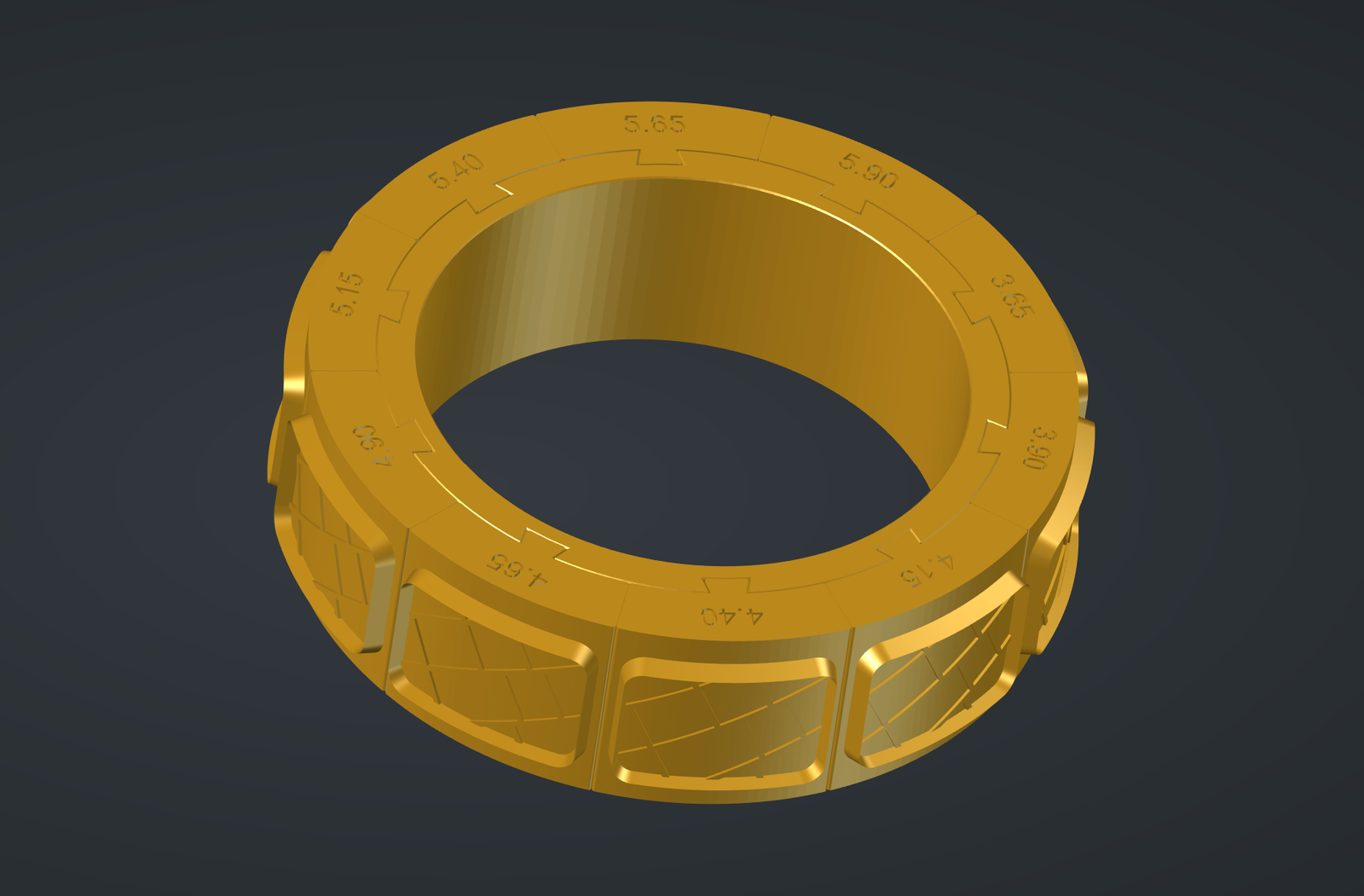 Modular cookie cutting roll — 10 variants per roll.