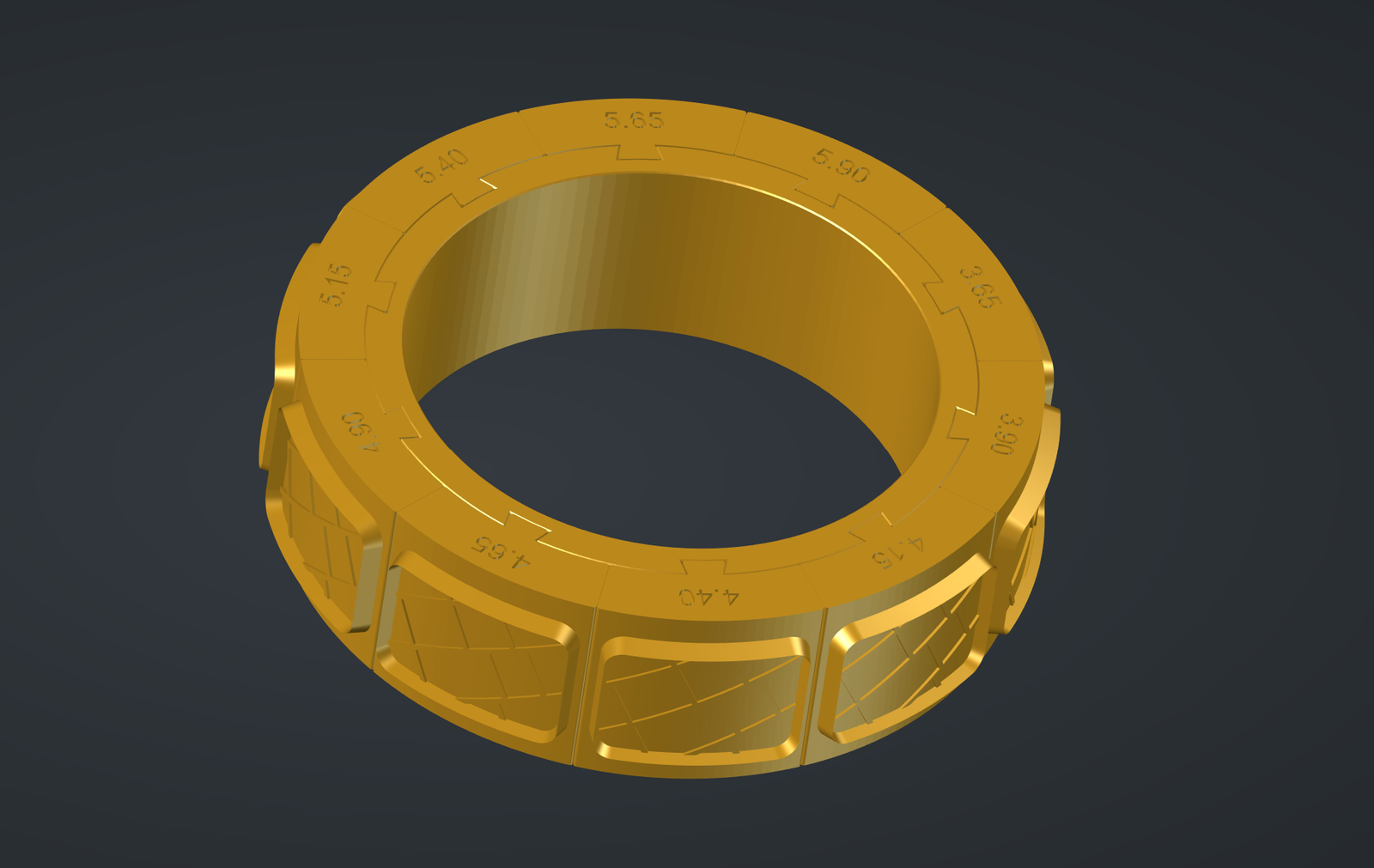Modular cookie cutting roll — 10 variants / roll.