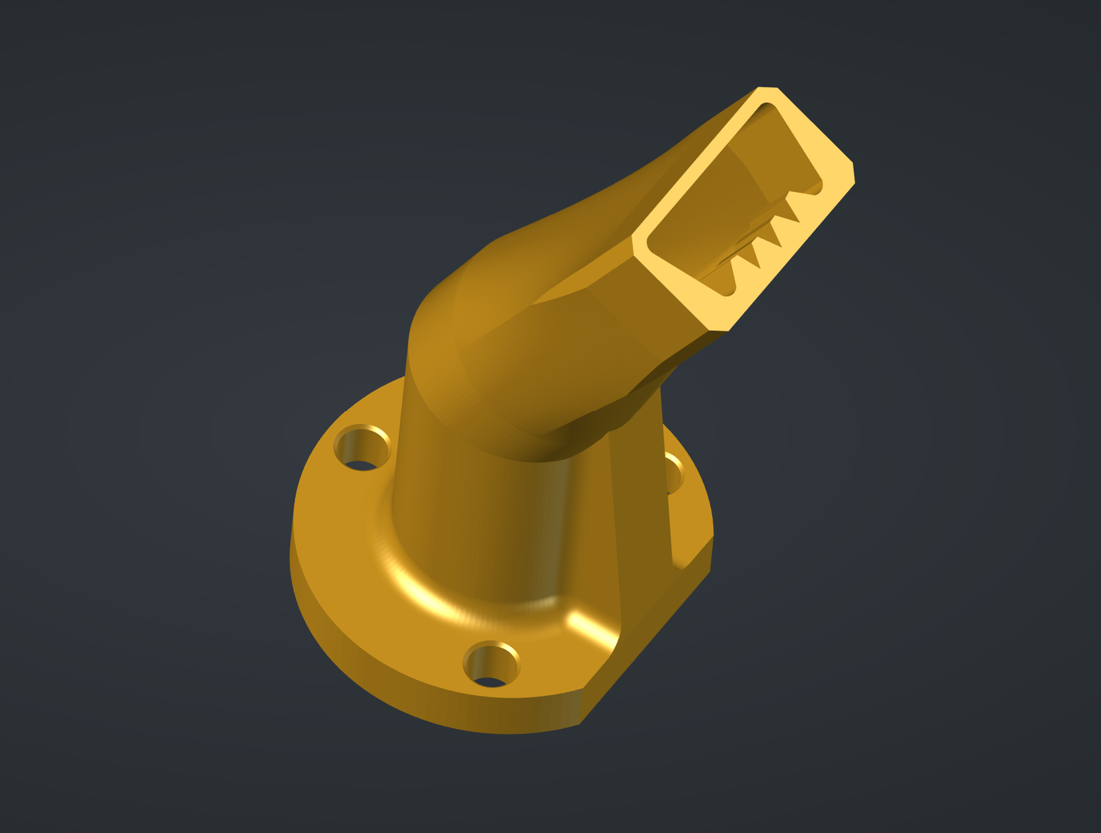 Shortcake extrusion nozzle.